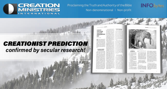 Creationist prediction confirmed by secular research!